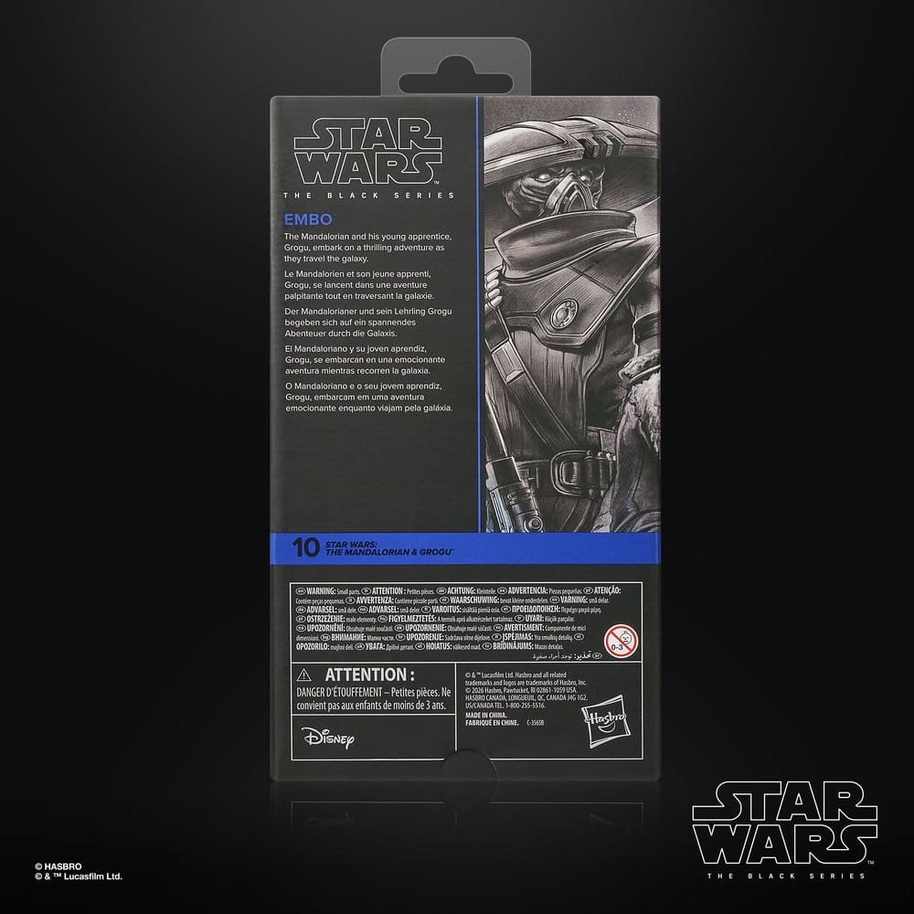 Star Wars: The Mandalorian & Grogu Black Series Figura Embo 15 cm