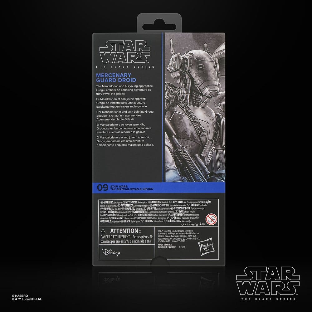Star Wars: The Mandalorian & Grogu Black Series Figura Mercenary Guard Droid 15 cm