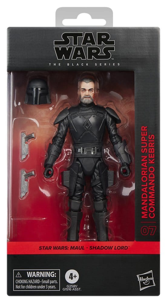 Star Wars: Maul – Shadow Lord Black Series Figura Mandalorian Super Commando Kebris 15 cm