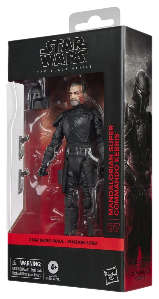 Star Wars: Maul – Shadow Lord Black Series Figura Mandalorian Super Commando Kebris 15 cm