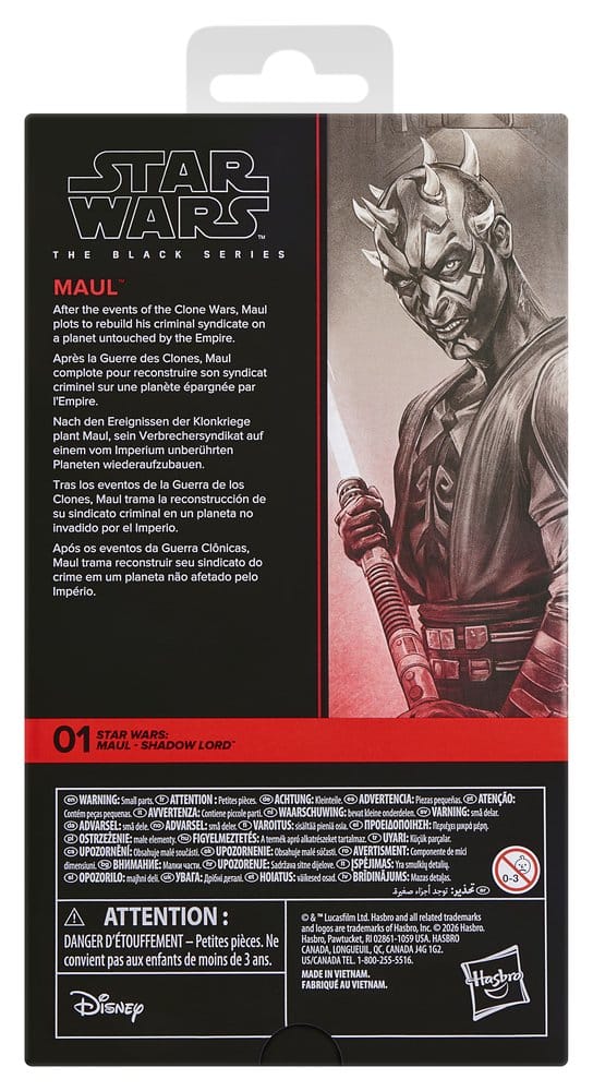 Star Wars: Maul - Shadow Lord Black Series Figura Maul 15 cm