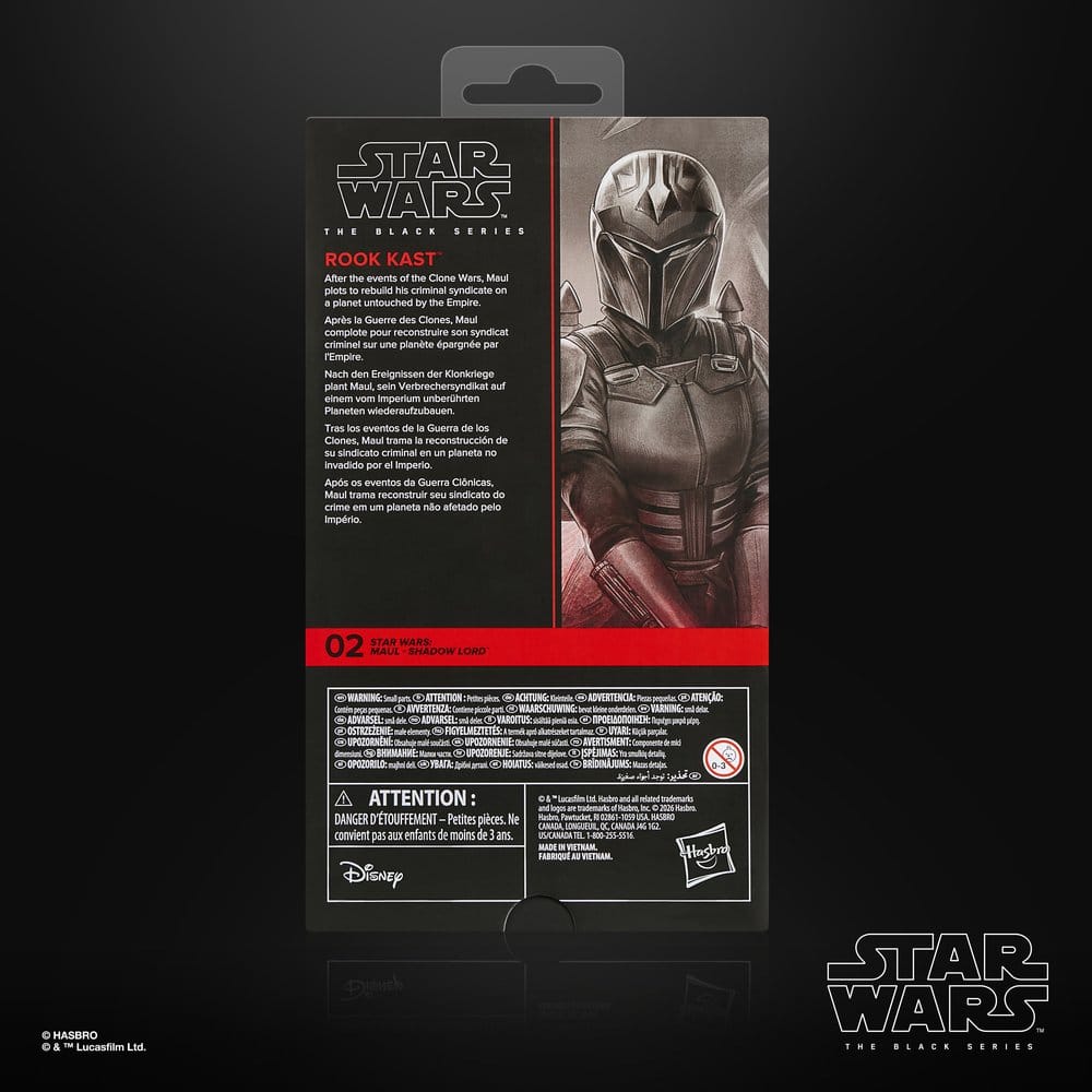 Star Wars: Maul - Shadow Lord Black Series Figura Rook Kast 15 cm