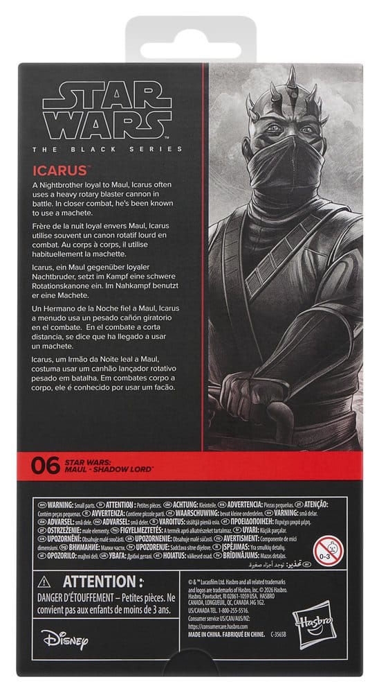Star Wars: Maul – Shadow Lord Black Series Figura Icarus 15 cm