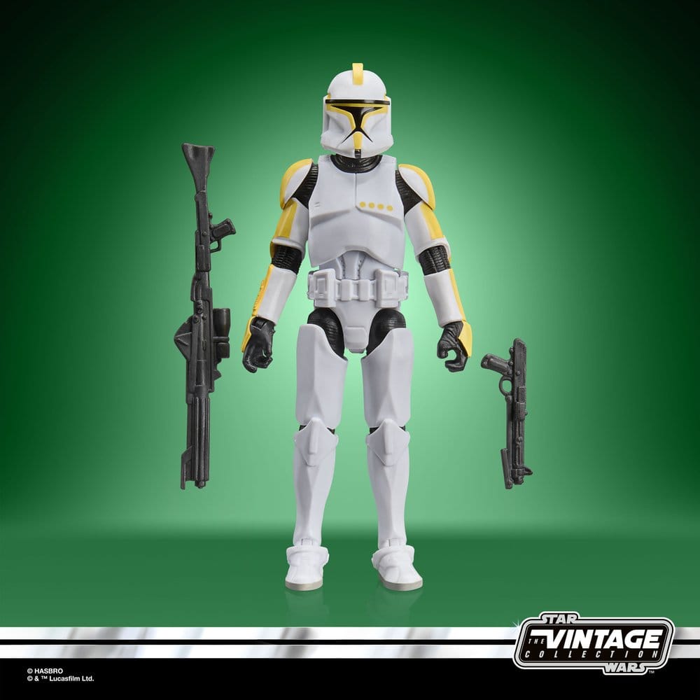 Star Wars Episode II Vintage Collection Figura Clone Trooper Commander 10 cm