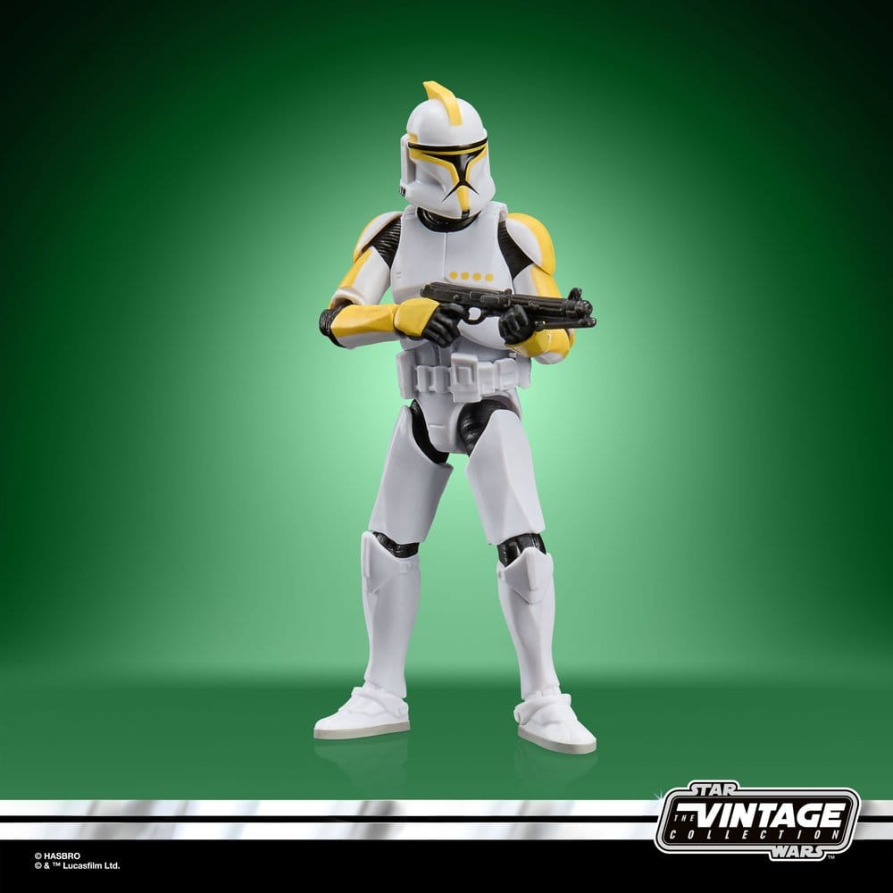 Star Wars Episode II Vintage Collection Figura Clone Trooper Commander 10 cm