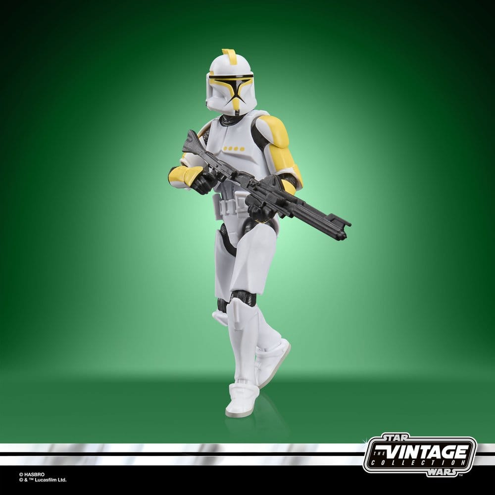 Star Wars Episode II Vintage Collection Figura Clone Trooper Commander 10 cm