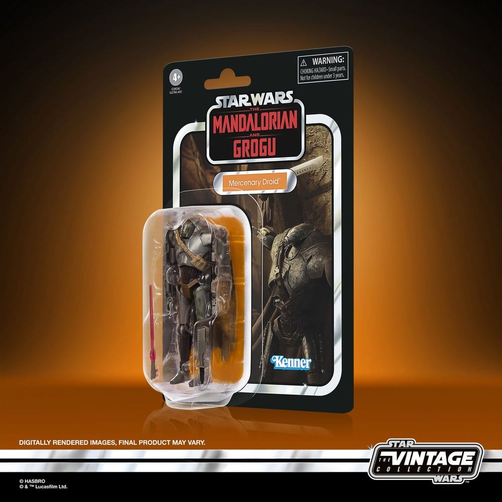Star Wars: The Mandalorian and Grogu Vintage Collection Figura Mercenary Droid 10 cm