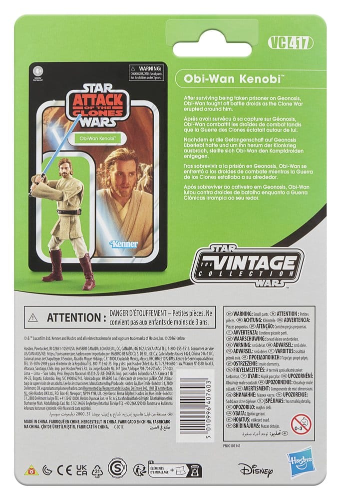 Star Wars Episode II Vintage Collection Figura Obi-Wan Kenobi 10 cm