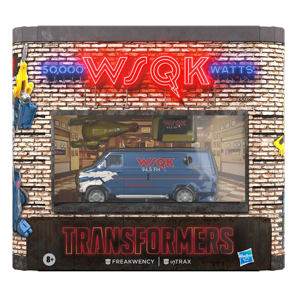 Stranger Things x Transformers Pack de 2 Figuras Freakwency & 8-Trax 15 cm - Z POP Toys
