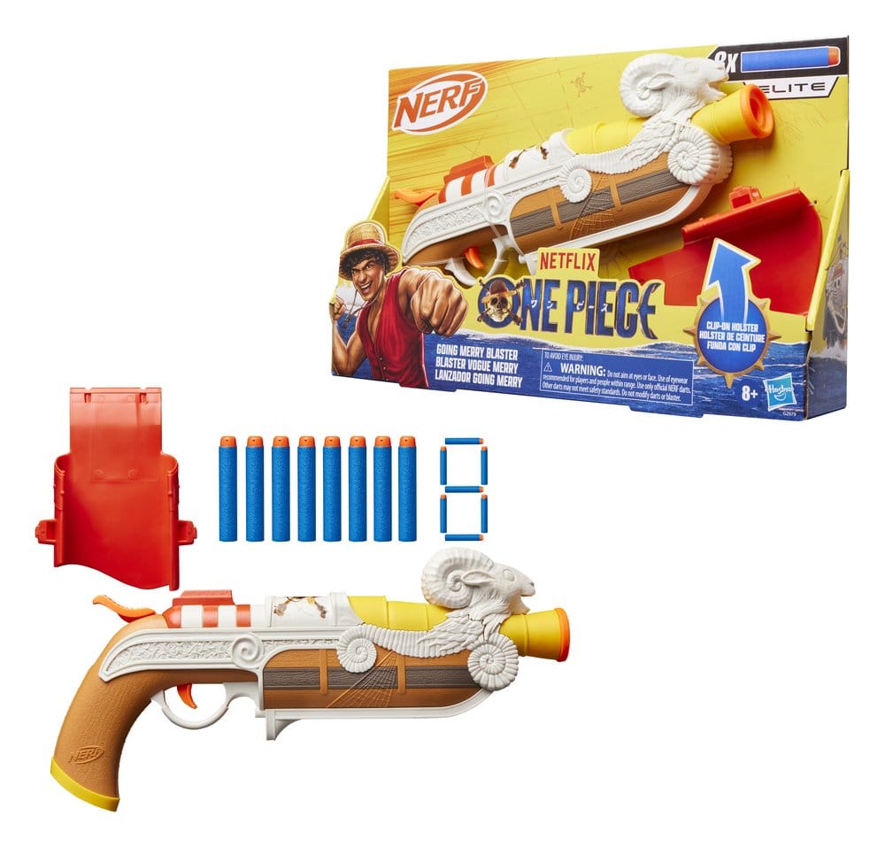 One Piece NERF Lanzador de Dardos Going Merry