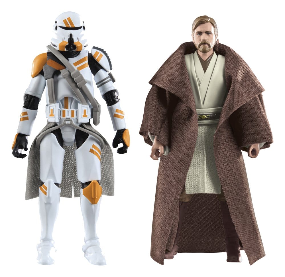 Star Wars Episode III Vintage Collection Pack de 2 Figuras Obi-Wan Kenobi & Airborne Clone Trooper 10 cm