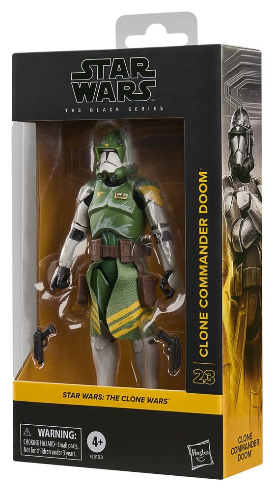 Star Wars: The Clone Wars Black Series Figura Clone Commander Doom 15 cm