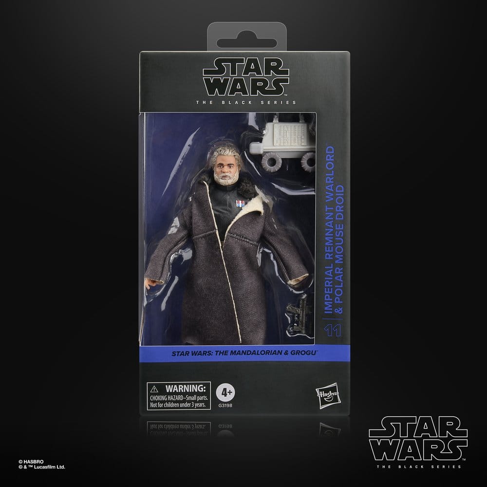 Star Wars: The Mandalorian & Grogu Black Series Figura Imperial Remnant Warlord & Polar Mouse Droid 15 cm