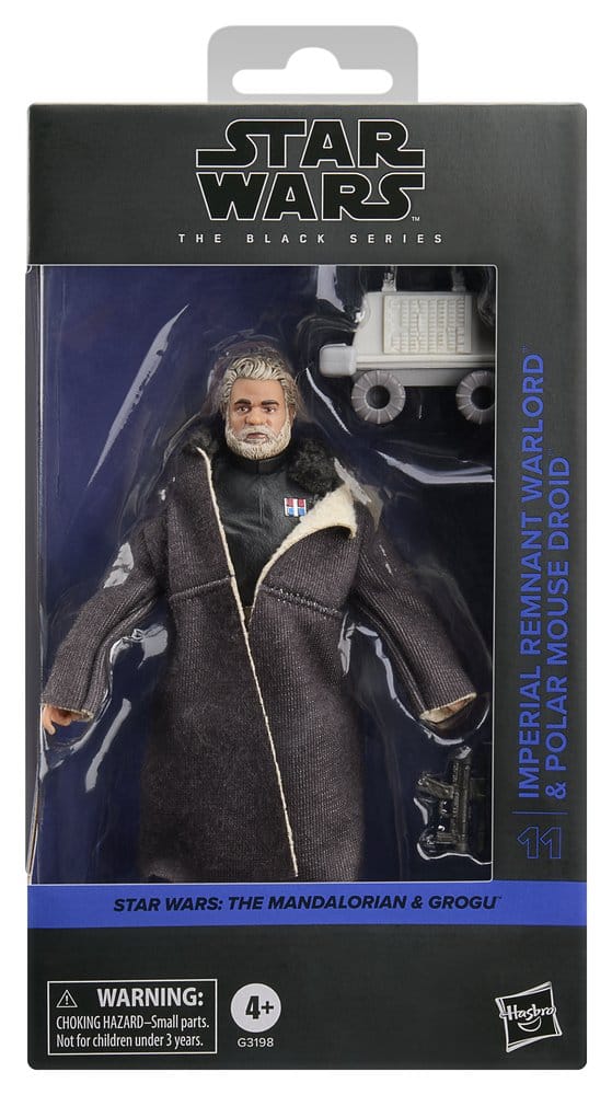 Star Wars: The Mandalorian & Grogu Black Series Figura Imperial Remnant Warlord & Polar Mouse Droid 15 cm