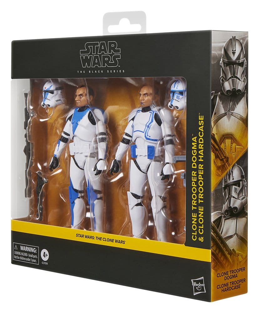 Star Wars: The Clone Wars Black Series Pack de 2 Figuras Clone Troopers Dogma & Hardcase 15 cm