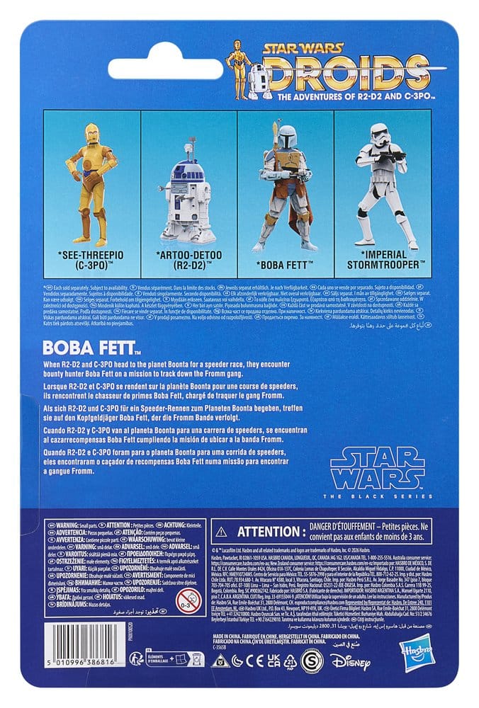 Star Wars: Droids Black Series Figura Boba Fett 15 cm