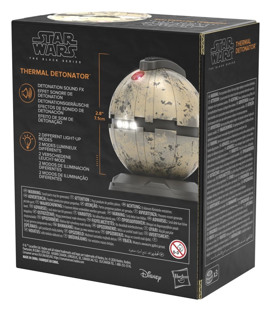 Star Wars Episode VI Black Series Detonador Térmico Electrónico