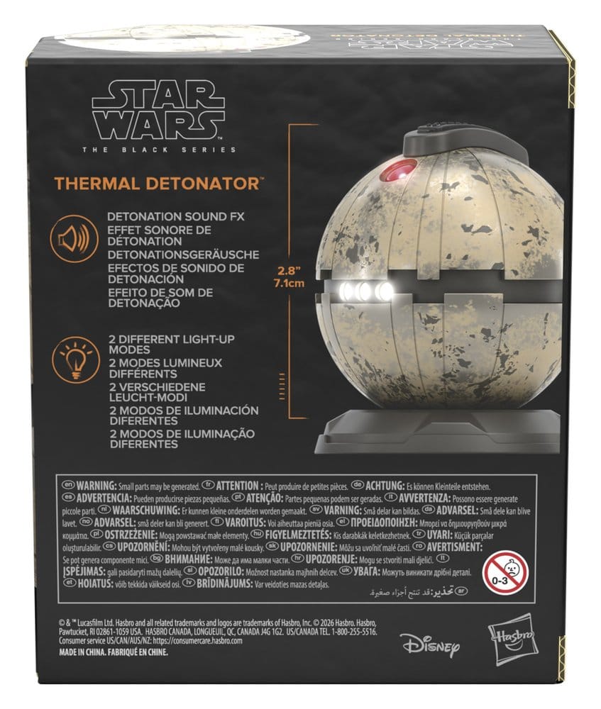 Star Wars Episode VI Black Series Detonador Térmico Electrónico