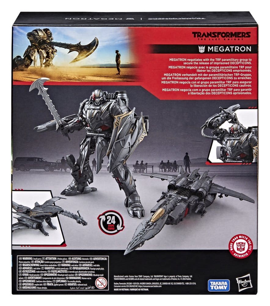 Transformers: el último caballero Studio Series Leader Class Figura Megatron 18 cm