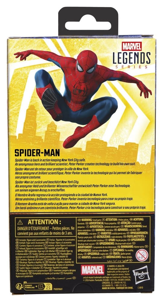 Spider-Man: Brand New Day Marvel Legends Figura Spider-Man 15 cm