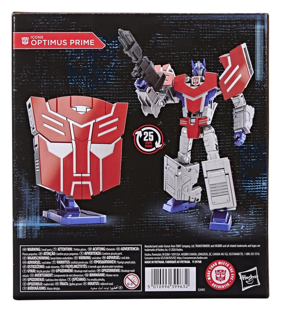 Transformers Icons Voyager Class Figura Optimus Prime 17 cm