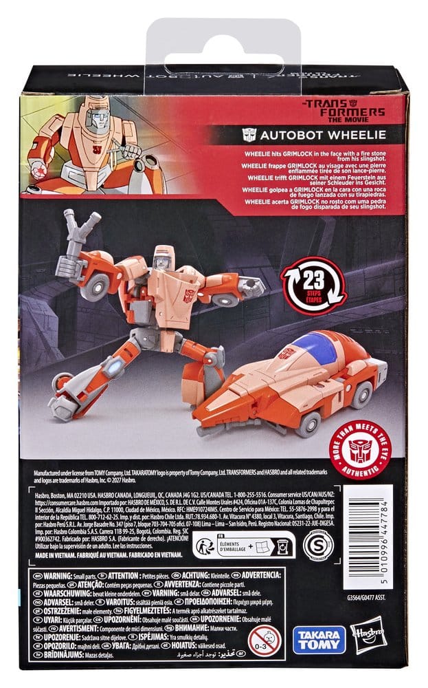 Transformers: La película Transformers Studio Series Deluxe Class Figura Autobot Wheelie 11 cm