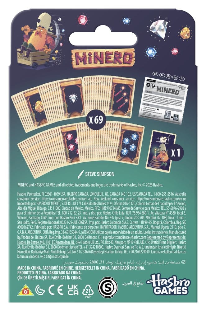 Minero Juego de cartas
