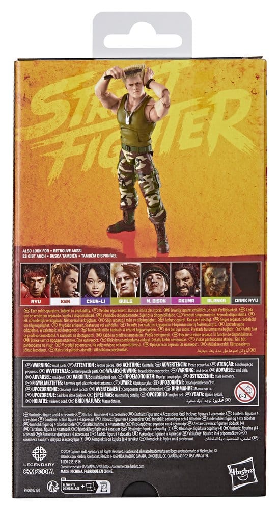 Street Fighter Figura Guile 15 cm