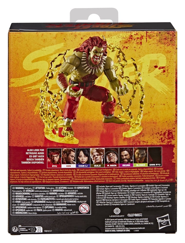 Street Fighter Figura Blanka 15 cm