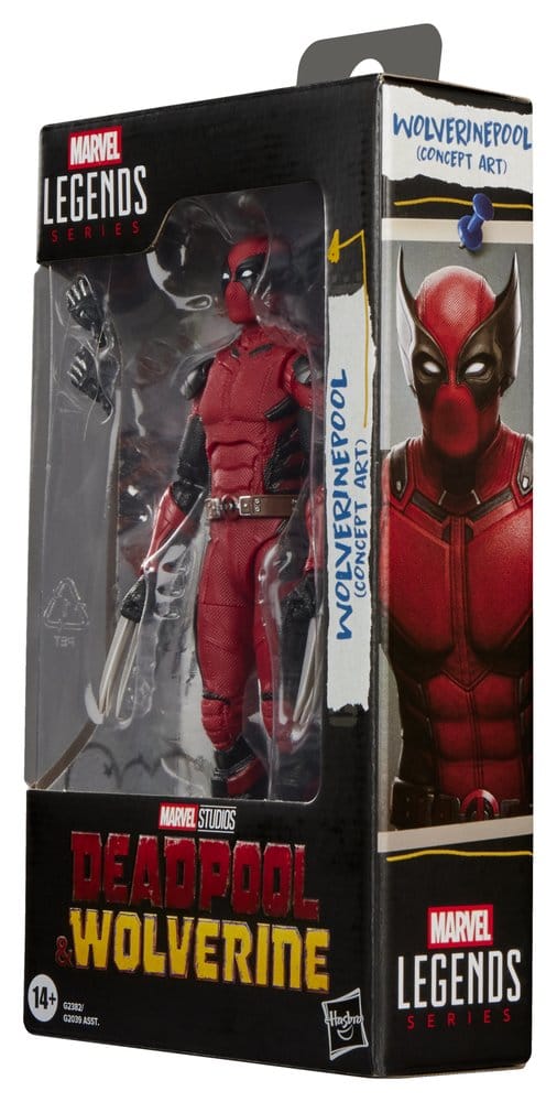 Deadpool & Wolverine Marvel Legends Figura Deadpool (Concept Art) 15 cm