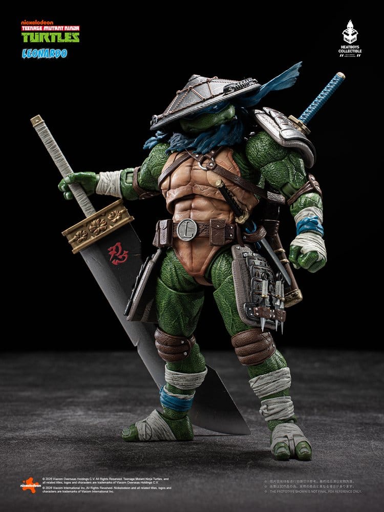 Tortugas Ninja Figura Leonardo Deluxe Version 20 cm