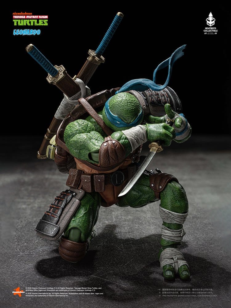 Tortugas Ninja Figura Leonardo Deluxe Version 20 cm