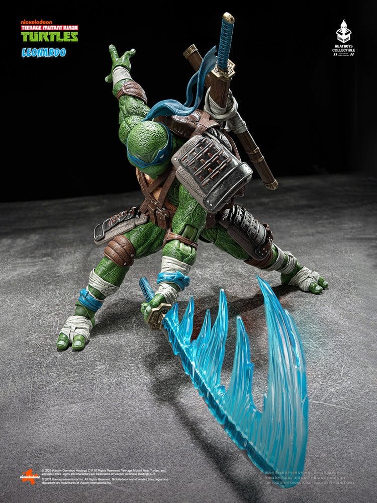 Tortugas Ninja Figura Leonardo Deluxe Version 20 cm