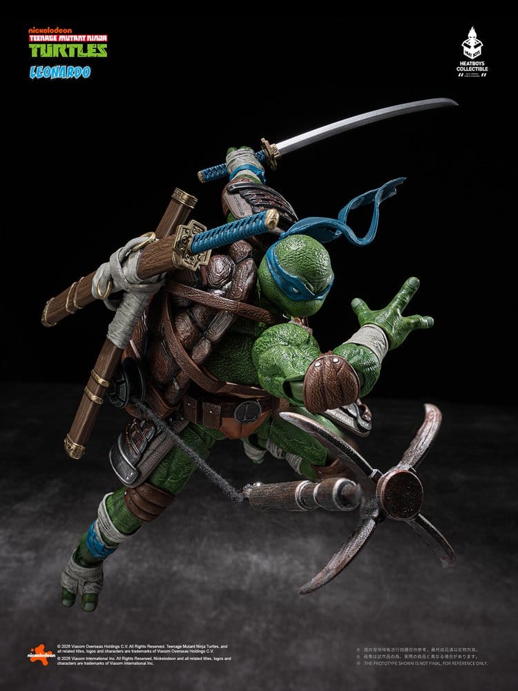 Tortugas Ninja Figura Leonardo Deluxe Version 20 cm