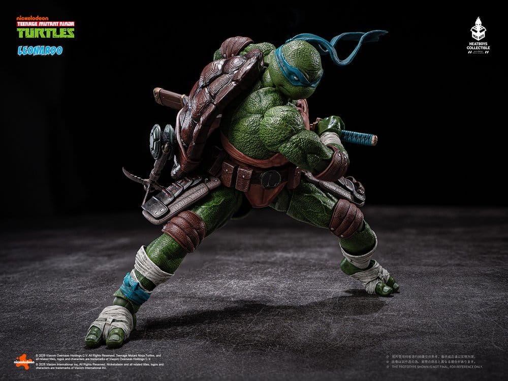 Tortugas Ninja Figura Leonardo Deluxe Version 20 cm