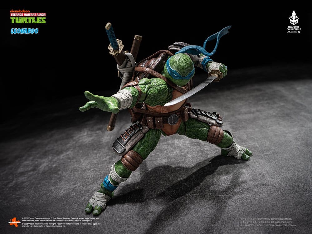 Tortugas Ninja Figura Leonardo Deluxe Version 20 cm