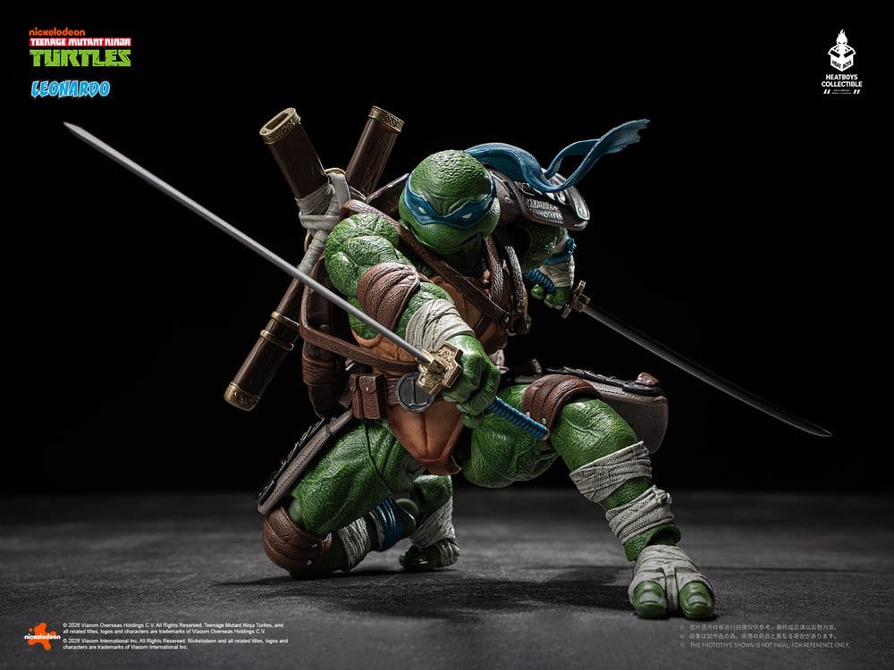 Tortugas Ninja Figura Leonardo Deluxe Version 20 cm