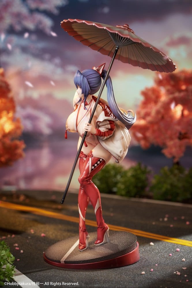 Original Character Miko Shoujo Figura PVC 1/7 Miko Race Queen Ver. 33 cm