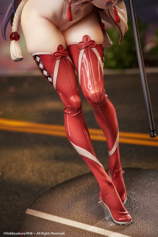 Original Character Miko Shoujo Figura PVC 1/7 Miko Race Queen Ver. Deluxe Edition 33 cm
