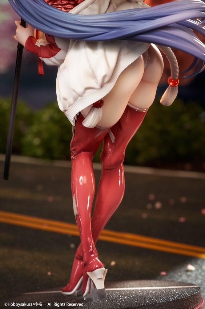 Original Character Miko Shoujo Figura PVC 1/7 Miko Race Queen Ver. Deluxe Edition 33 cm