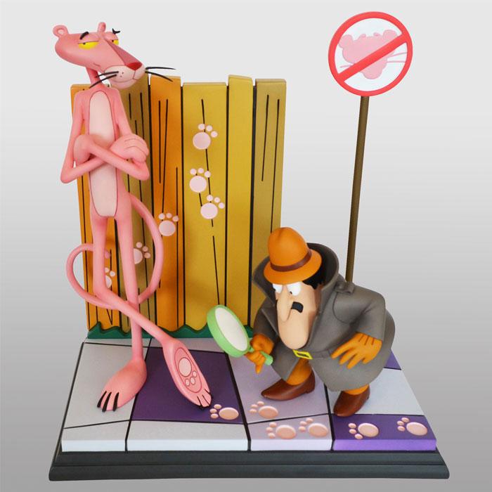 La pantera rosa (película de 1963) Estatua Pink Panther & The Inspector 41 cm - Z POP Toys