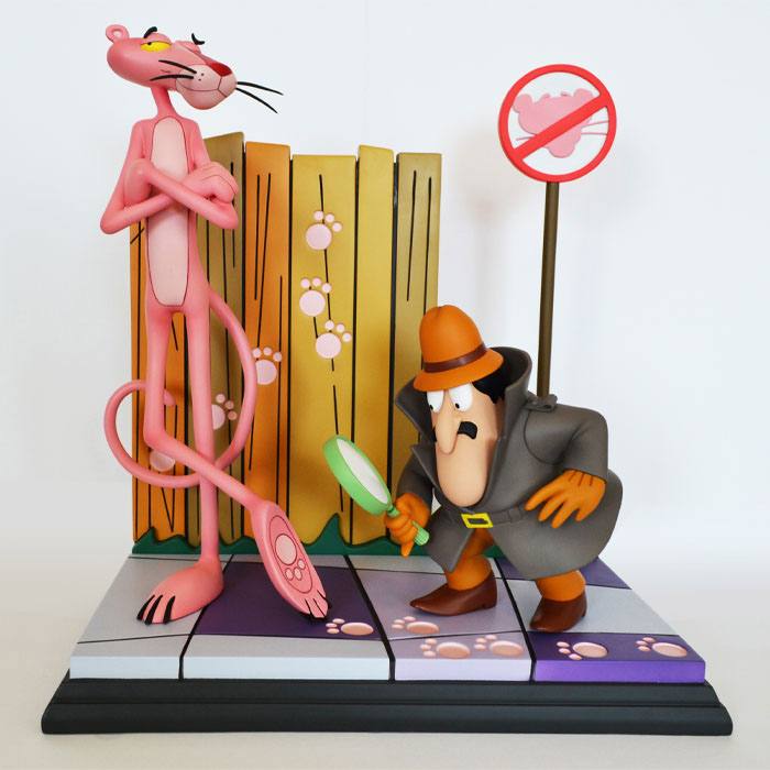 La pantera rosa (película de 1963) Estatua Pink Panther & The Inspector 41 cm - Z POP Toys