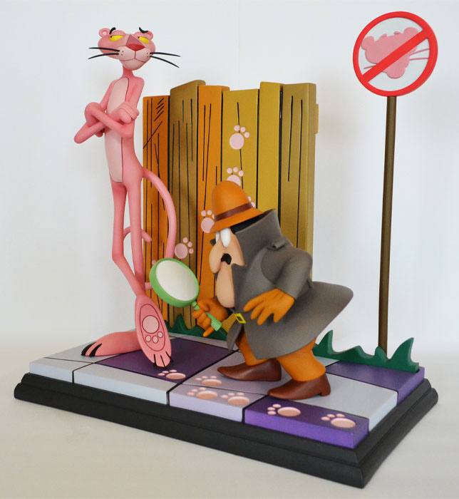 La pantera rosa (película de 1963) Estatua Pink Panther & The Inspector 41 cm - Z POP Toys