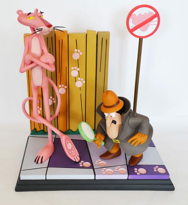 La pantera rosa (película de 1963) Estatua Pink Panther & The Inspector 41 cm - Z POP Toys