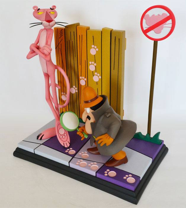 La pantera rosa (película de 1963) Estatua Pink Panther & The Inspector 41 cm - Z POP Toys