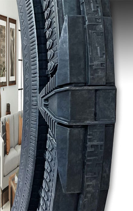 Stargate Espejo de pared 50 cm