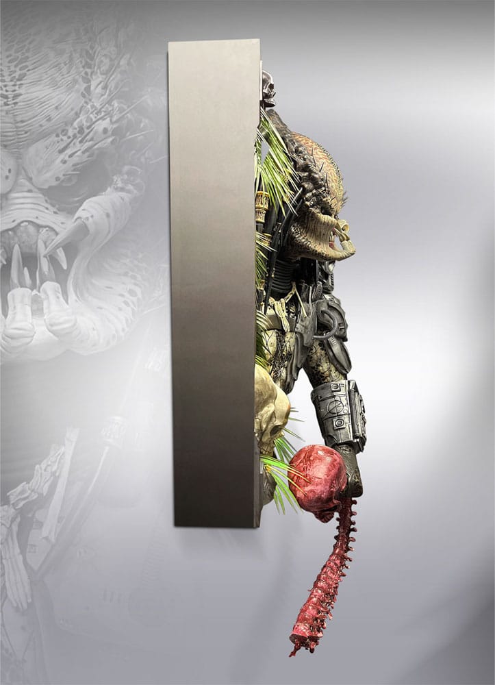 Predator Escultura de Pared tamaño real Predator 45 x 81 x 94 cm