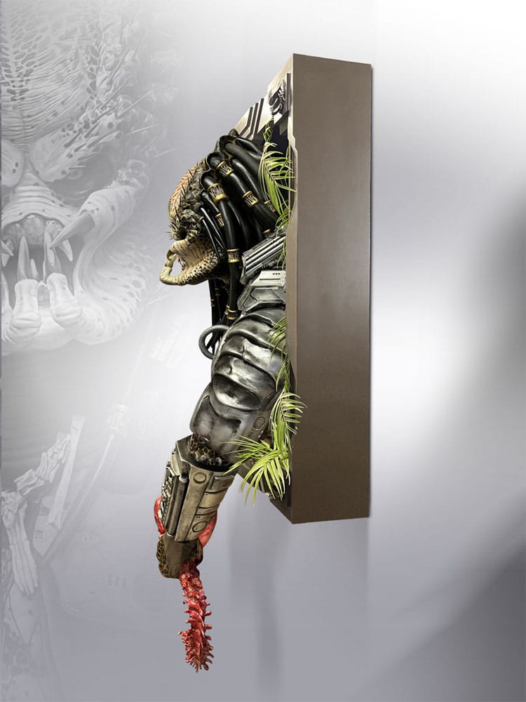 Predator Escultura de Pared tamaño real Predator 45 x 81 x 94 cm