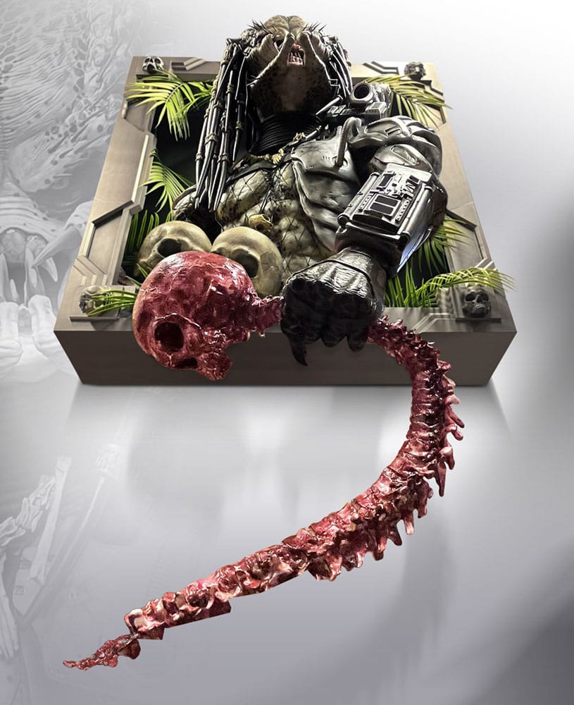 Predator Escultura de Pared tamaño real Predator 45 x 81 x 94 cm