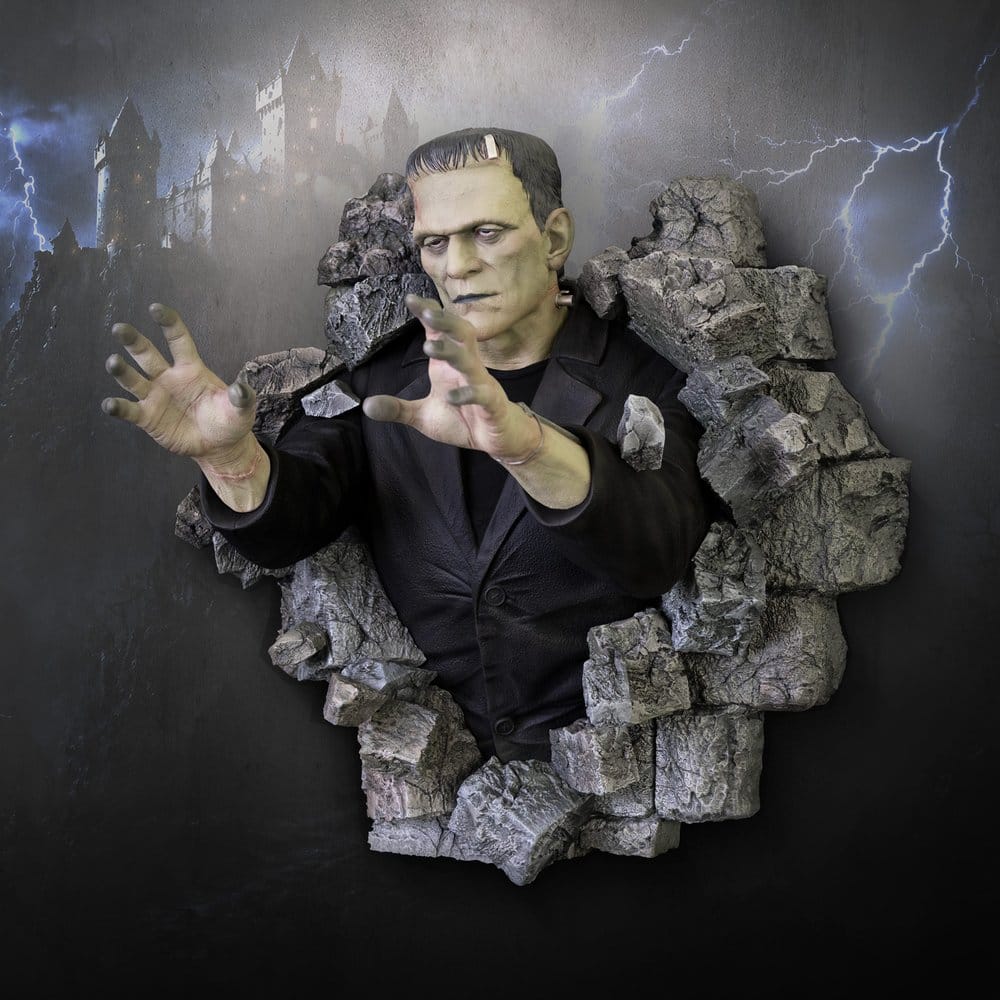 Frankenstein Escultura de Pared 48 cm